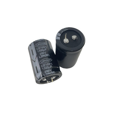 خازن های آلومینیومی الکترولیتی 200V1500UF 30*45mm Dip Large Capacitive