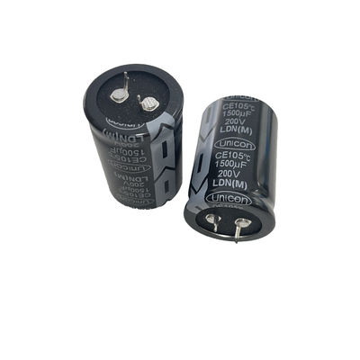 خازن های آلومینیومی الکترولیتی 200V1500UF 30*45mm Dip Large Capacitive