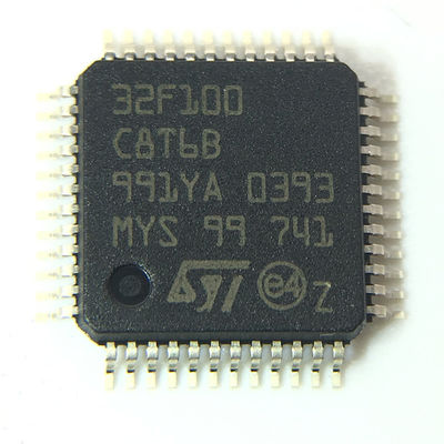 Mikrokontrolery Ics STM32F100C8T6B Mainstream Arm MCU Procesory St 32bit Eeprom