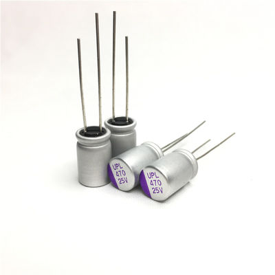 25v470uf stevige de Kringsbescherming GLB UPL1E471M0812 125℃ van de Condensatorencorrectie