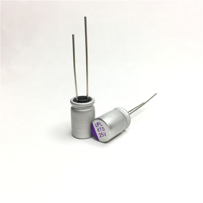 25v470uf stevige de Kringsbescherming GLB UPL1E471M0812 125℃ van de Condensatorencorrectie