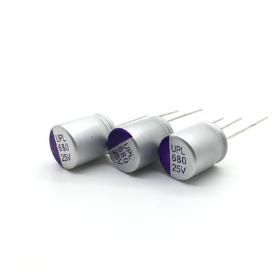 Pojemność audio Kondensator ogólnego przeznaczenia 680uf 25v UPL1E681M1012 125 ℃