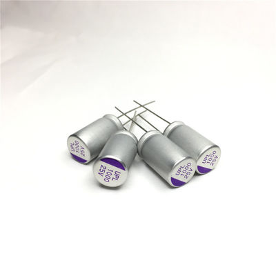 مكثف الأغراض العامة كومة الشحن 25v1000uf UPL1E102M1017125 ℃