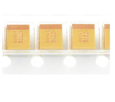 Condensadores de tantalio pasivos de los condensadores SMD de los componentes de TAJB227M004RNJ AVX 220UF los 227M 4V