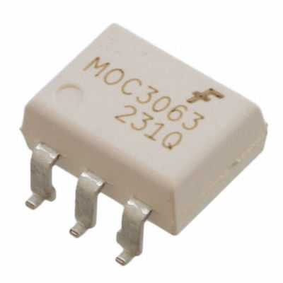 Izolator analogowy do montażu powierzchniowego IC OPTOISOLATOR 4.17KV TRIAK 6SMD MOC3063SM